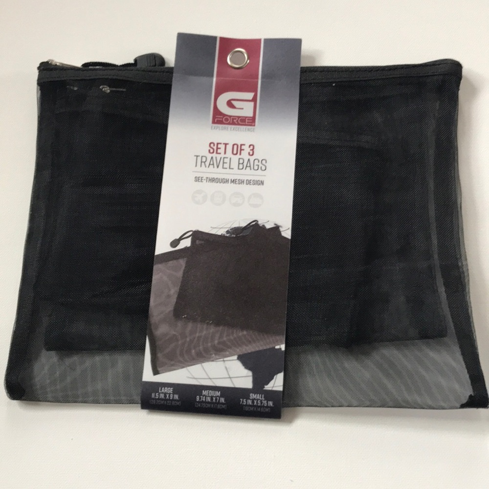GForce Set of 3 Travel Bags